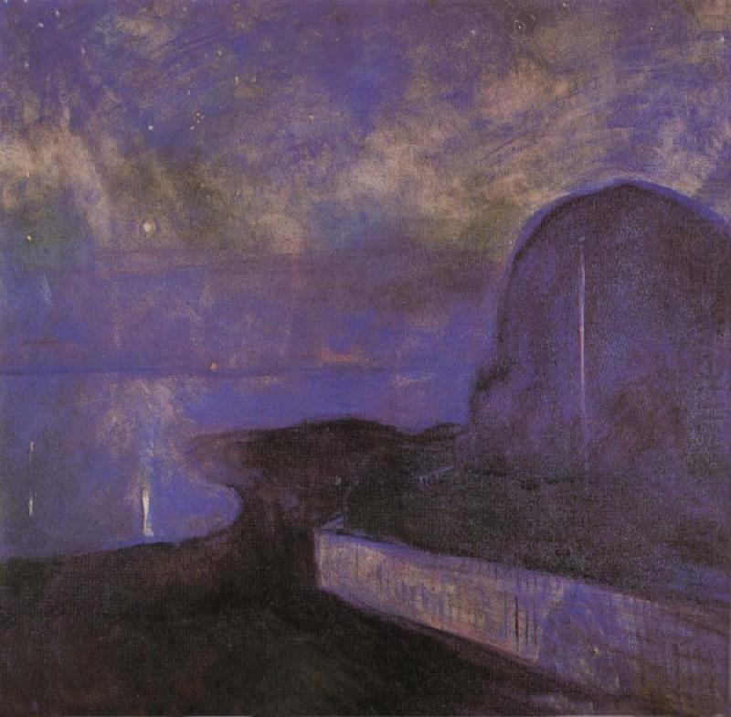 Edvard Munch By night china oil painting image